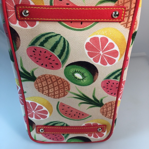 **SALE**NWT DOONEY & BOURKE Large Zip Shopper Tuity Fruity - Picture 7 of 7